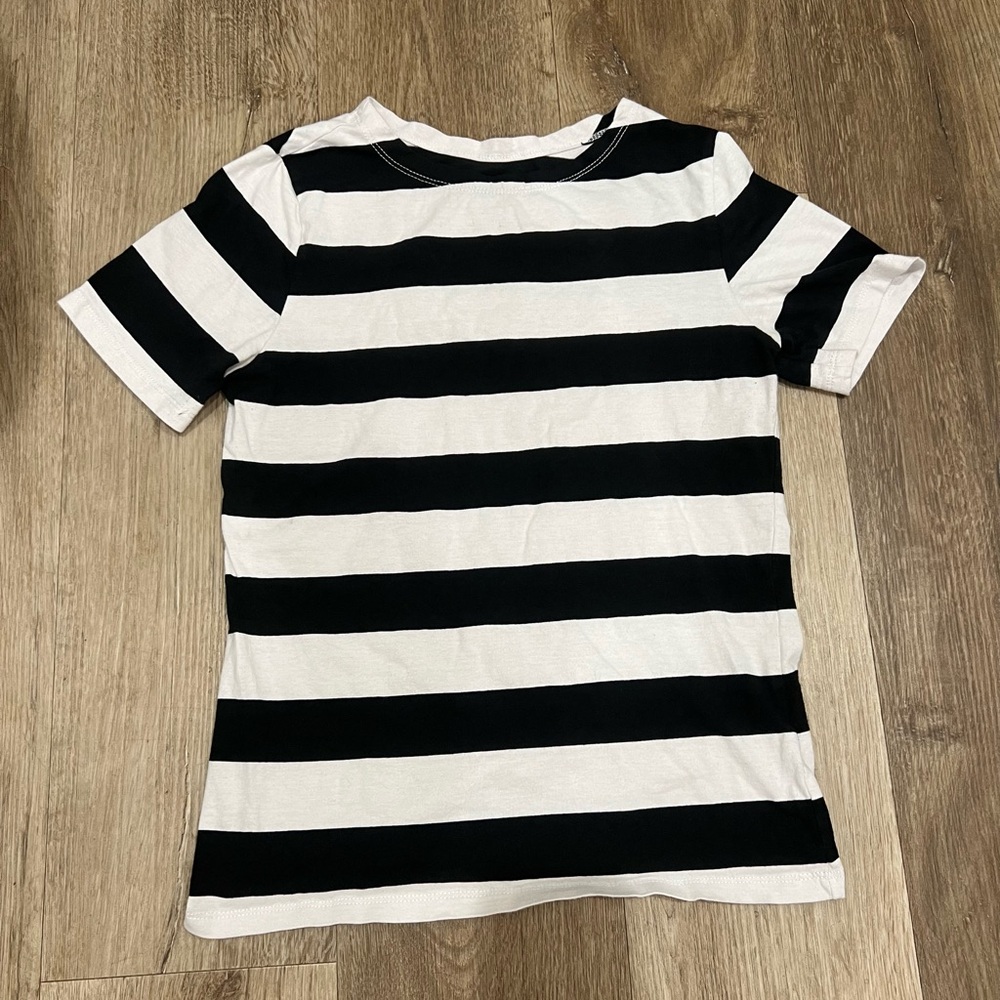 Black and White Striped Women’s Shirt